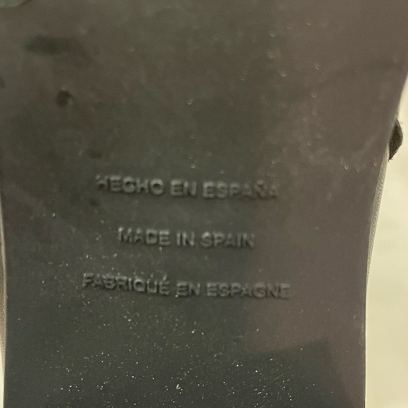 Black leather women ankle boots size 37 European. - Picture 6 of 7